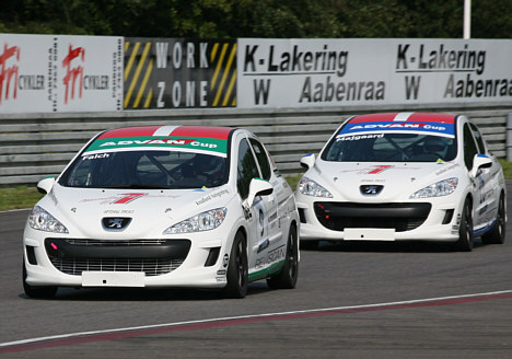Teamsamarbejdet med Anders Majgaard har fungeret perfekt for David Falch, også med hensyn til udviklingen af de to nye Peugeot 308 racere.